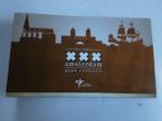 Box met 6 muntsets 2008 Twee eeuwen Amsterdam, Postzegels en Munten, Munten | Nederland, Setje, Koningin Beatrix, Euro's, Goud