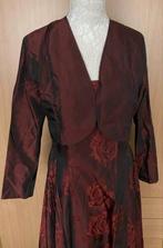 Lange jurk met bijp. Jasje maat 42 [v], Kleding | Dames, Gelegenheidskleding, Overige typen, Overige kleuren, Maat 42/44 (L), Ophalen of Verzenden