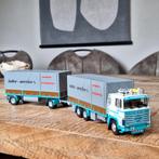 Tekno Scania 140 Finn Nielsen combi, Hobby en Vrije tijd, Modelauto's | 1:50, Ophalen of Verzenden, Bus of Vrachtwagen, Zo goed als nieuw