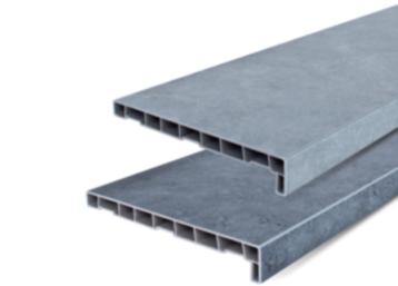 KUNSTSTOF VENSTERBANKEN STEENLOOK, WIT, MARMER ENZ. beschikbaar voor biedingen