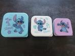 Stitch broodtrommel set van drie, Ophalen, Overige figuren, Beeldje of Figuurtje