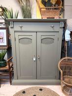 Meidenkast linnenkast rotan webbing biedermeier babykamer, Ophalen, 50 tot 70 cm, 105 cm of meer, Nvt