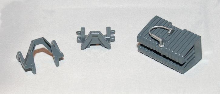 Siku 3095F Adapterset + frontgewicht licht grijs, Hobby en Vrije tijd, Modelauto's | 1:32, Nieuw, Tractor of Landbouw, SIKU, Ophalen of Verzenden