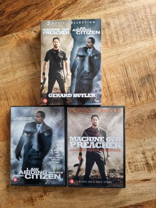 Gerard Butler Law Abiding Citizen - Machine Gun Preacher, Cd's en Dvd's, Dvd's | Actie, Zo goed als nieuw, Actie, Boxset, Vanaf 16 jaar