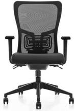 Ergonomische Thuiswerk Bureaustoel Stoel Schaffenburg 250, Zwart, Nieuw, Ophalen of Verzenden, Bureaustoel