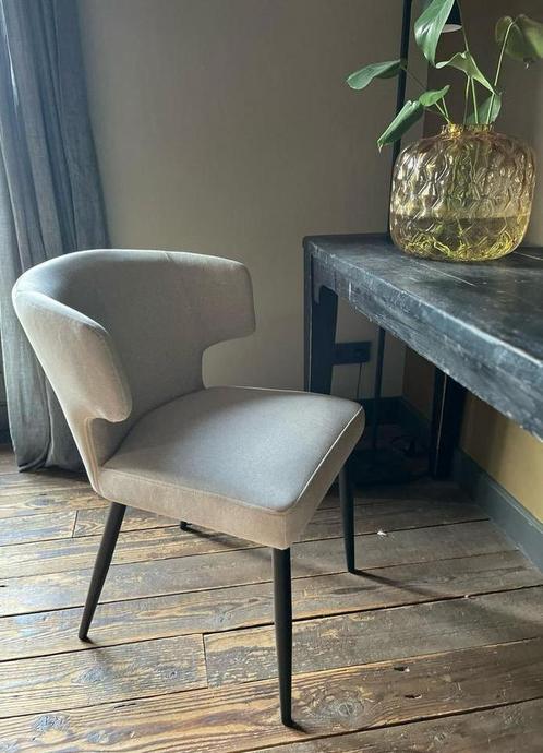 Laatste set! - Eetkamerstoelen - nu 35,-- in doos, Huis en Inrichting, Stoelen, Nieuw, Vijf, Zes of meer stoelen, Stof, Overige kleuren