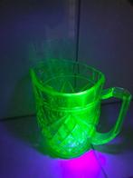 Grote Uranium karaf Annagroen Art Deco Art Nouveau, Antiek en Kunst, Antiek | Glas en Kristal, Ophalen of Verzenden