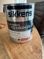 Sikkens rubbol xd high gloss 9001, Doe-het-zelf en Verbouw, Verf, Beits en Lak, Ophalen, Wit, Nieuw, Lak