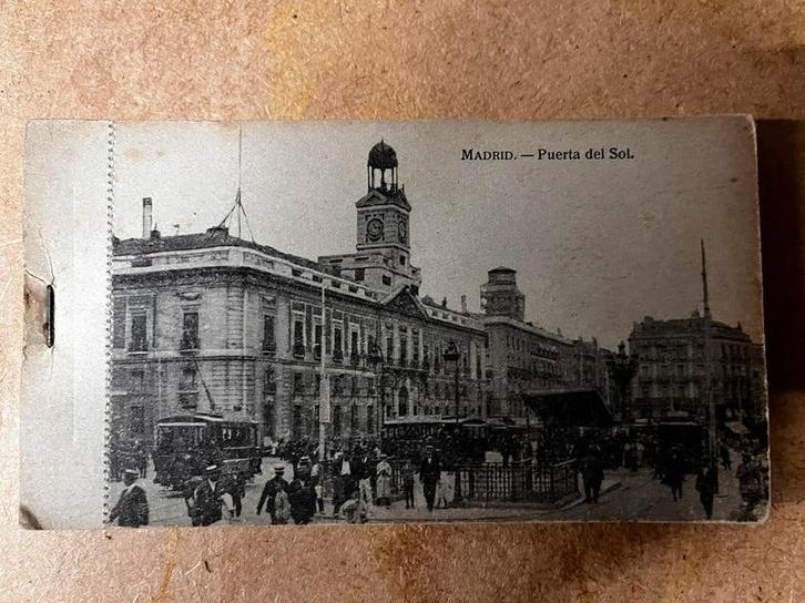 Madrid Ansichtkaarten Boekje - Fototipia J. Roig, Verzamelen, Ansichtkaarten | Buitenland, Ongelopen, Spanje, Voor 1920, Ophalen of Verzenden