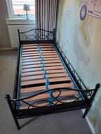 IJzeren bed 90x200cm, Huis en Inrichting, Slaapkamer | Bedden, Ophalen, Gebruikt, 90 cm, Eenpersoons