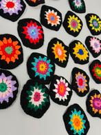 Handgehaakte granny bloemen motieven 10 cm (22 stuks), Breien of Haken, Nieuw, Ophalen of Verzenden, H