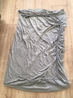 Lichtgrijs hoeslaken 180x220 - 2 persoons, Gebruikt, Hoeslaken of Sloop, Tweepersoons, Ophalen of Verzenden