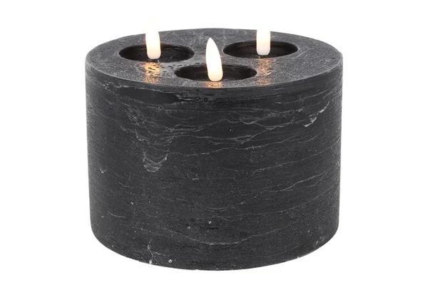 3 lonten LED kaars in grijs, zwart of beige  NIEUW!, Huis en Inrichting, Woonaccessoires | Kandelaars en Kaarsen, Nieuw, Kaars