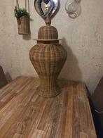Riviera maison rattan ginger pot de grote maat, Ophalen of Verzenden, Zo goed als nieuw, Rond, Riet