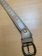 Italiaanse lichte riem slang python 120 lang 3 cm, Verzenden, Zo goed als nieuw, 115 cm of meer