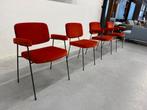 4 Nieuw Artifort Moulin Armstoel Lucir rood design stoel, Huis en Inrichting, Stoelen, Nieuw, Ophalen of Verzenden, Vier, Stof