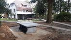 HeBlad Tafeltennistafel Beton ronde hoeken Antraciet, Verzenden, Nieuw, Tafel Outdoor