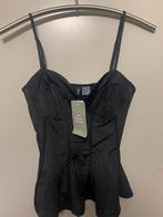 Zwarte H&M top, Ophalen of Verzenden, Nieuw, Zwart, Zonder mouw