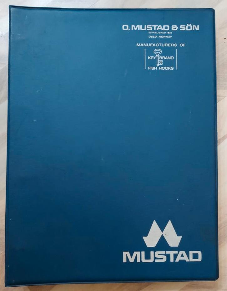 O.Mustad & Sön Haken Map - Zeldzaam!, Watersport en Boten, Hengelsport | Karpervissen, Gebruikt, Haak, Ophalen of Verzenden