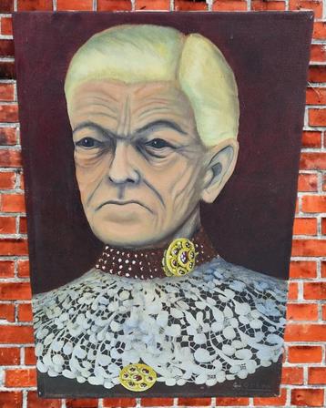 Indrukwekkend schilderij van de kunst schilder J.Korbee beschikbaar voor biedingen