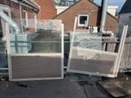 2 Terrasschermen horeca, Ophalen, Gebruikt, Hout