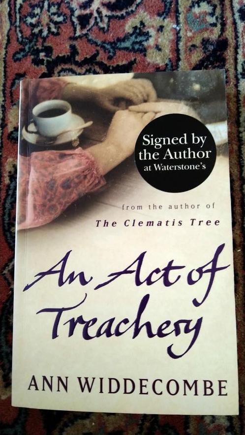 Ann Widdecombe, An Act of Treachery (Signed edition), Boeken, Romans, Zo goed als nieuw, Europa overig, Ophalen of Verzenden