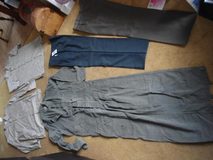 Legerkleding: overall, broeken en overhemden, Verzamelen, Militaria | Algemeen, Landmacht, Kleding of Schoenen, Nederland, Ophalen of Verzenden