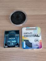 Diverse filters: ND, CPL en Variable Density, Ophalen of Verzenden, Zo goed als nieuw, 70 tot 80 mm, Overige typen