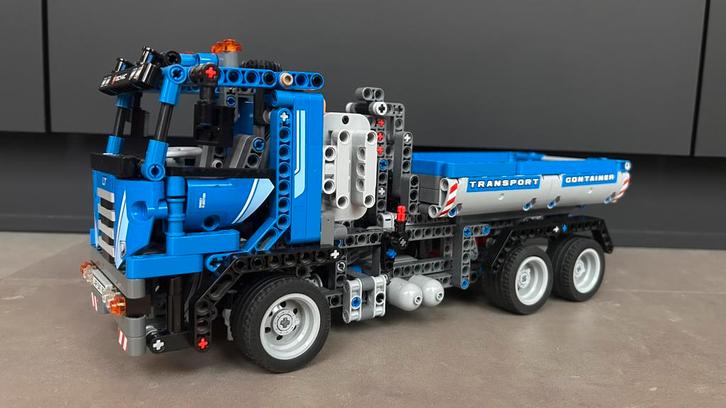 LEGO Technics - 8052 Containerwagen, Kinderen en Baby's, Speelgoed | Duplo en Lego, Gebruikt, Lego, Complete set, Ophalen of Verzenden
