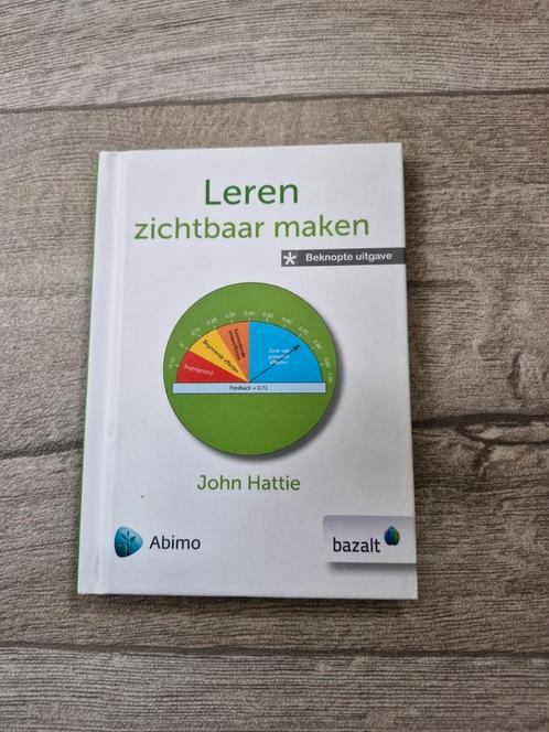 John Hattie - Leren zichtbaar maken, Boeken, Schoolboeken, Zo goed als nieuw, Nederlands, Overige niveaus, Ophalen