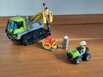 Lego City 60122 Vulkaan Rupsvoertuig beschikbaar voor biedingen