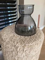 Vaas smoke (grijs) glas, Overige kleuren, Ophalen of Verzenden, Minder dan 50 cm, Glas