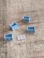 Kunststof kratten op pallet h0, Verzenden