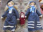 3 poppen van steen met Nederlandse  klederdracht, Verzamelen, Poppen, Ophalen of Verzenden, Nieuw, Pop