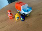 Playmobil 123 : Vuilniswagen - compleet, Kinderen en Baby's, Speelgoed | Playmobil, Ophalen, Gebruikt