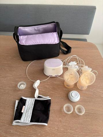 Philips Avent dubbele borstkolf + tas, kolfBH en handkolfjes beschikbaar voor biedingen