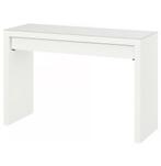 IKEA MALM make-uptafel (met glasplaat), Huis en Inrichting, 100 tot 150 cm, Ophalen of Verzenden, Glas, Zo goed als nieuw