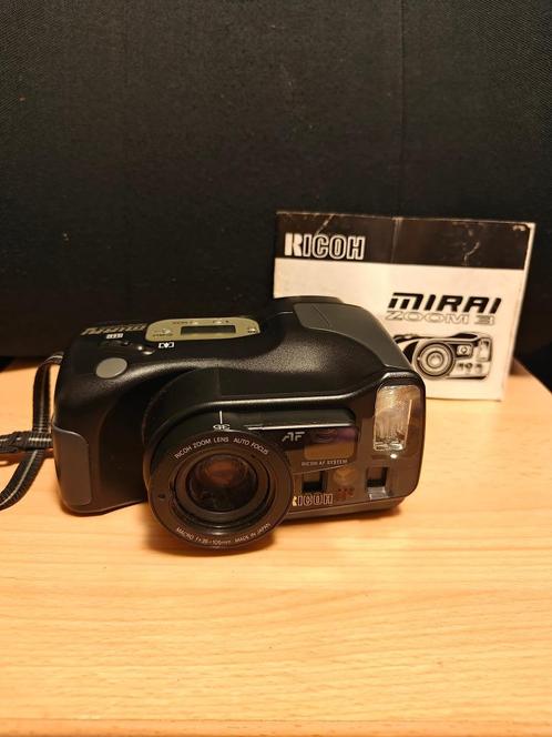 Ricoh mirai zoom 3 foto camera incl. boekje  (defect), Audio, Tv en Foto, Fotocamera's Analoog, Niet werkend, Compact, Overige Merken