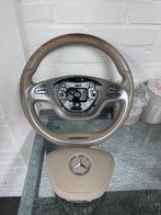 Mercedes S W222 2013-2020 Beige stuur met airbag, Auto-onderdelen, Besturing, Gebruikt, Ophalen of Verzenden, Mercedes-Benz
