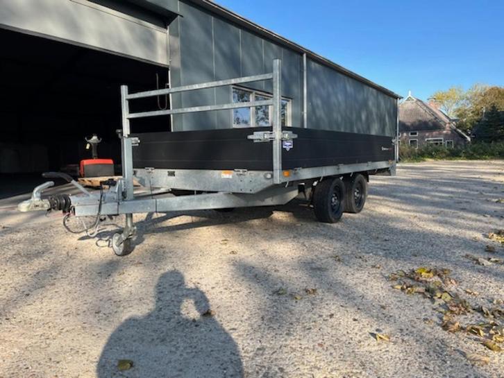 Saris Plateau Tandemasser bakmaat 356-184-CM 2700kg z.g.a.n., Auto diversen, Aanhangers en Bagagewagens, Zo goed als nieuw, Ophalen