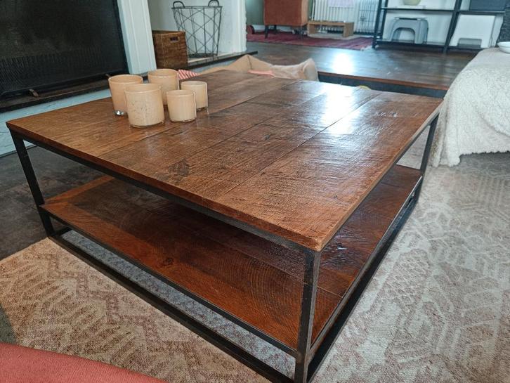 Salontafel Mesa, Huis en Inrichting, Tafels | Salontafels, Gebruikt, Minder dan 50 cm, 100 tot 150 cm, 100 tot 150 cm, Vierkant
