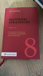 Materieel Strafrecht – 8e druk Auteur: Mr. J. de Hullu Uitge, Mr. J. de Hullu, Ophalen of Verzenden, Alpha, WO