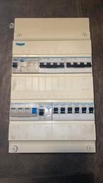 HAGER 3 fase groepenkast met krachtstroom, Ophalen of Verzenden, Gebruikt, Overige typen