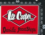 Sticker: Daniels Jeans Shop - Lee Cooper, Verzamelen, Ophalen of Verzenden