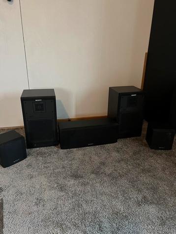 Sony surround speakers en subwoofer beschikbaar voor biedingen