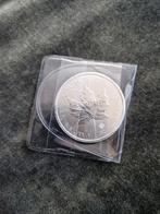 Zilveren munt maple leaf, Postzegels en Munten, Edelmetalen en Baren, Ophalen of Verzenden, Zilver