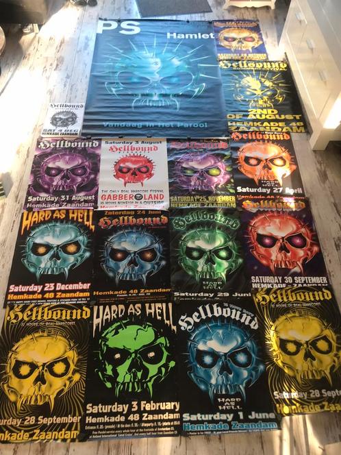 GEZOCHT: Hellbound posters jaren 90 gabber Thunderdome, Verzamelen, Posters, Ophalen of Verzenden
