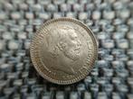 Dubbeltje 10 cent 1863 Willem III, Postzegels en Munten, Munten | Nederland, Zilver, 10 cent, Ophalen of Verzenden, Koning Willem III