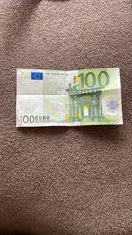 100€, Postzegels en Munten, Bankbiljetten | Europa | Eurobiljetten, Ophalen of Verzenden