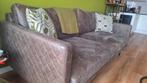 Antraciet Microvezel 2,5 Zitsbank, Huis en Inrichting, Banken | Bankstellen, Ophalen, Gebruikt, 150 tot 200 cm, Tweepersoons